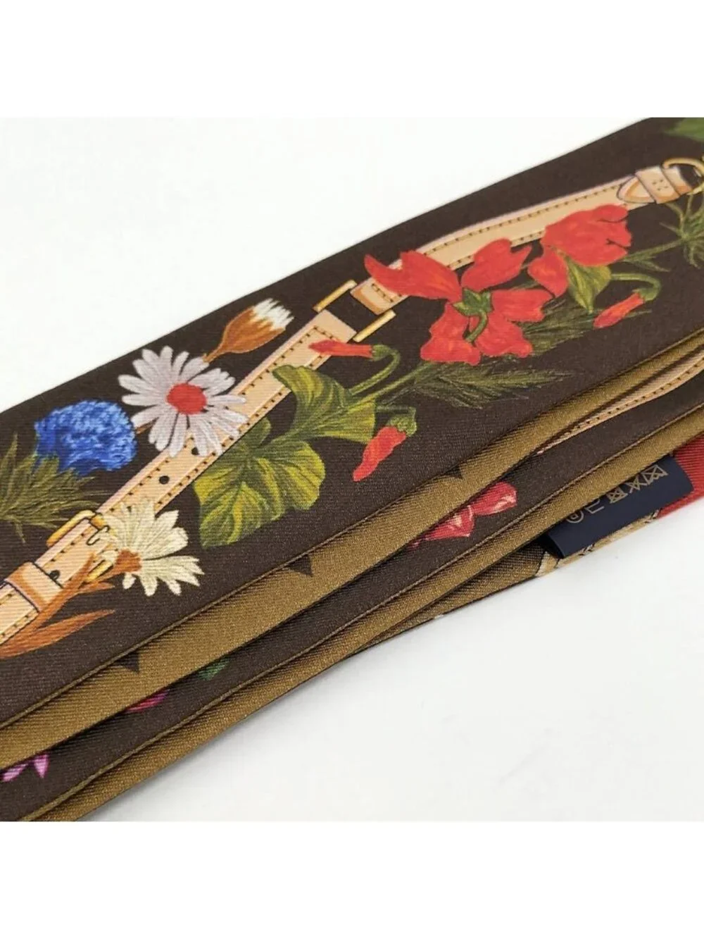Louis Vuitton Bandeau BB LV Enfleur Scarf Brown